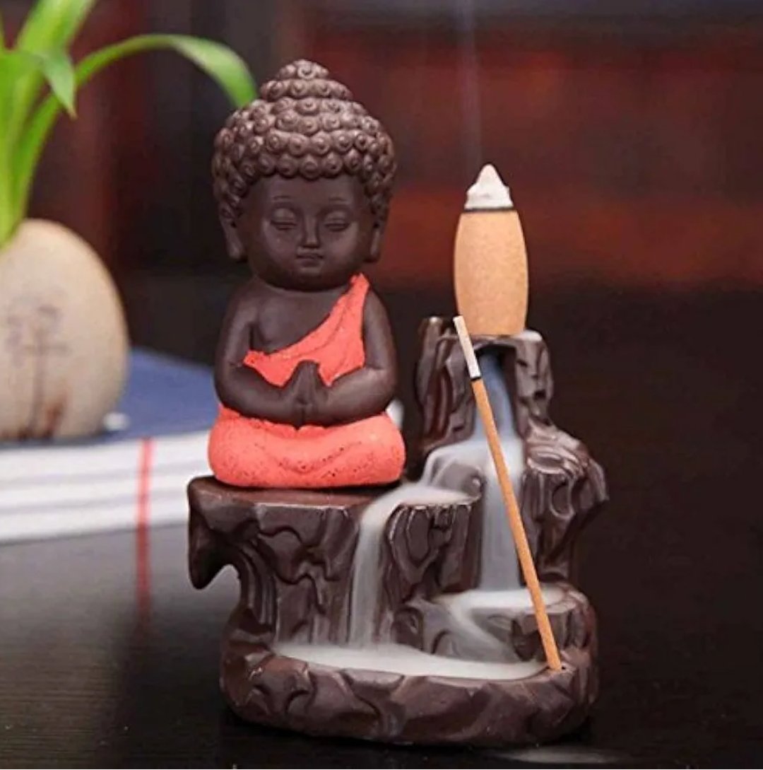 Collection de porte-encens Bouddha - Céramique artisanale vibrante
