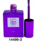vernis effet miroir métallique
