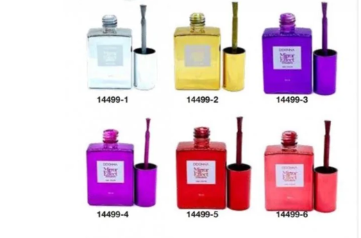 vernis effet miroir métallique