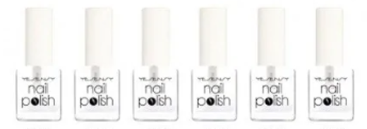 vernis blanc transparents