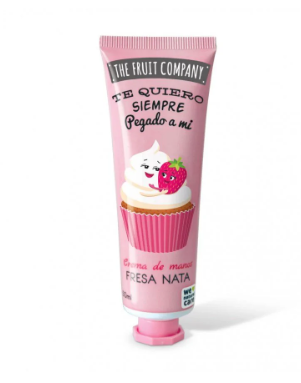 crème pour les mains fraise chantilly,